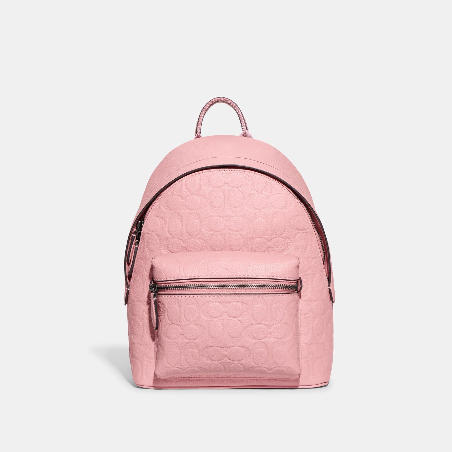 CH762-Charter Backpack 24 In Signature Leather-Bubblegum