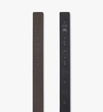 MXBFSCJ05FF110-Claus Fluted M Belt 1.5” in Embossed Leather|MOREL GREY