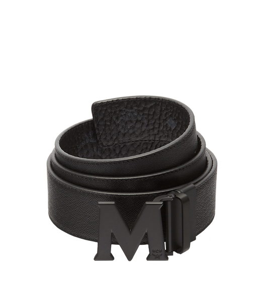 MXBAAVI08BK001-Claus M Reversible Belt 1.75” in Visetos|BLACK