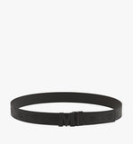 MXBCATA02BK001-Claus M Reversible Belt 1.75” in Embossed Monogram Leather|BLACK / MATTE BLACK