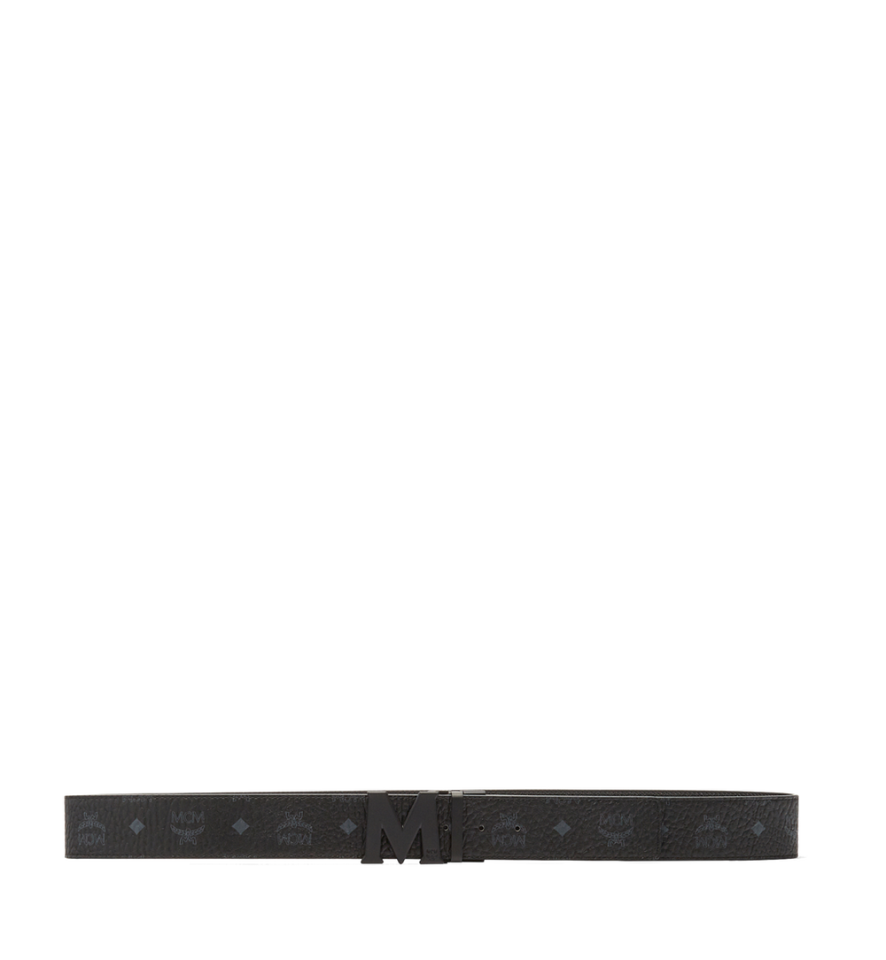 MXBAAVI08BK001-Claus M Reversible Belt 1.75” in Visetos|BLACK