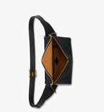 MWZFSAK01BK001-Diamant 3D Belt Bag in Goatskin Leather|BLACK