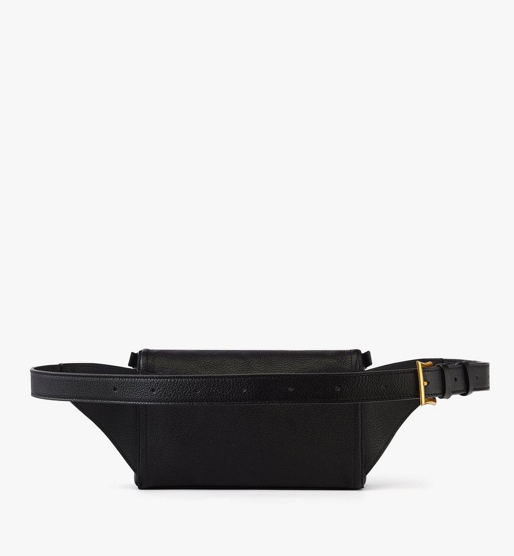 MWZFSAK01BK001-Diamant 3D Belt Bag in Goatskin Leather|BLACK