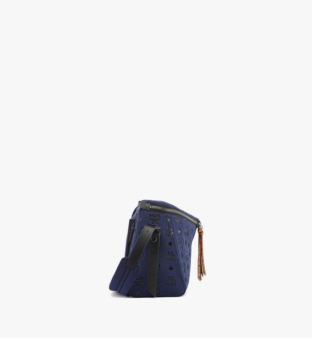 MWSFSAK04VC001-Diamant 3D Shoulder Bag in Monogram Neoprene|NAVY BLAZER