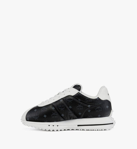 MESGSAS01BK037-Diamante Lo Sneakers in Quilted Monogram Leather|BLACK