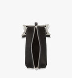 MWRFSAK10BK001-Diamond Logo Crossbody in Silk Satin Nylon|BLACK