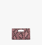 MWRFSAK03Q2001-Diamond Tote in Python Print Coronet|BLUSH PINK