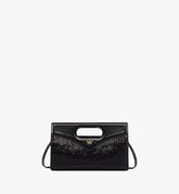 MWRFSAK01BK001-Diamond Tote in Sequin Lamb Leather|BLACK