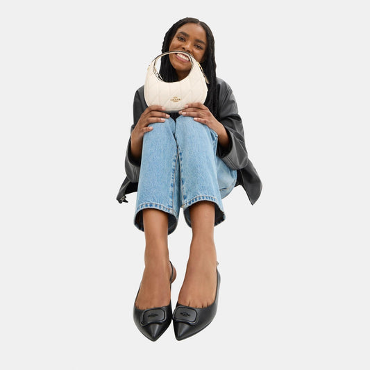 CY710-CARMEN MINI CROSSBODY BAG WITH QUILTING-IM/Chalk