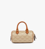 MWBESEA09I9001-Ella Boston Bag in Lauretos|OATMEAL