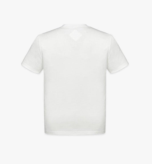 MHTESBC01WT00M-Essential Logo Print T-Shirt in Organic Cotton|White