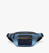 MMZFSFI041A001-Fursten Belt Bag in Gradation Mesh and Monogram Neoprene|SURF BLUE