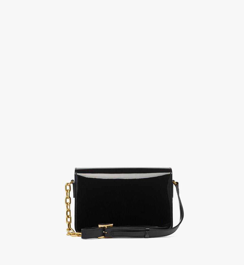 MWRFSAC01BK001-Himmel Laurel Crossbody in Patent Leather|BLACK