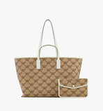 MWPFSAC02IN001-Himmel Shopper in Lauretos Raffia Jacquard|NATURAL