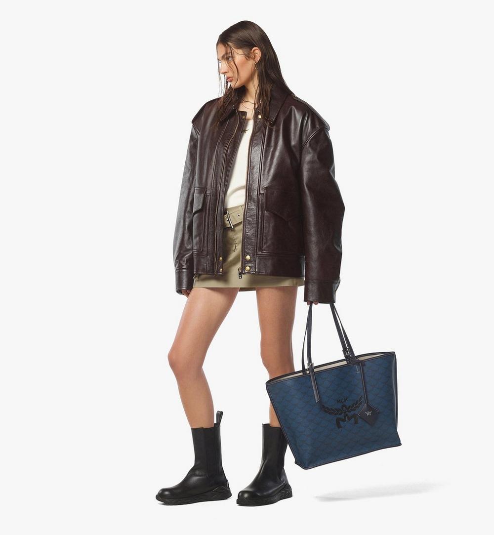 MWPESAC03VC001-Himmel Shopper in Lauretos|NAVY BLAZER