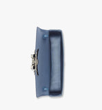 MWSESAC07L9001-Himmel Shoulder Bag in Crystal Satin|CHAMBRAY BLUE