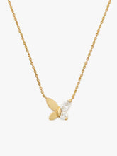 ks-fp-k7547_social butterfly mini pendant_Clear/Gold