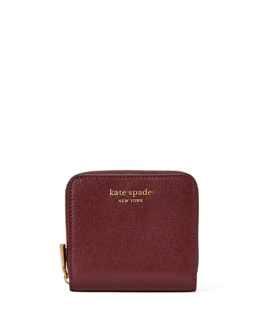 K8922-morgan small compact wallet-Cordovan