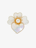 Precious Pansy Statement Studs