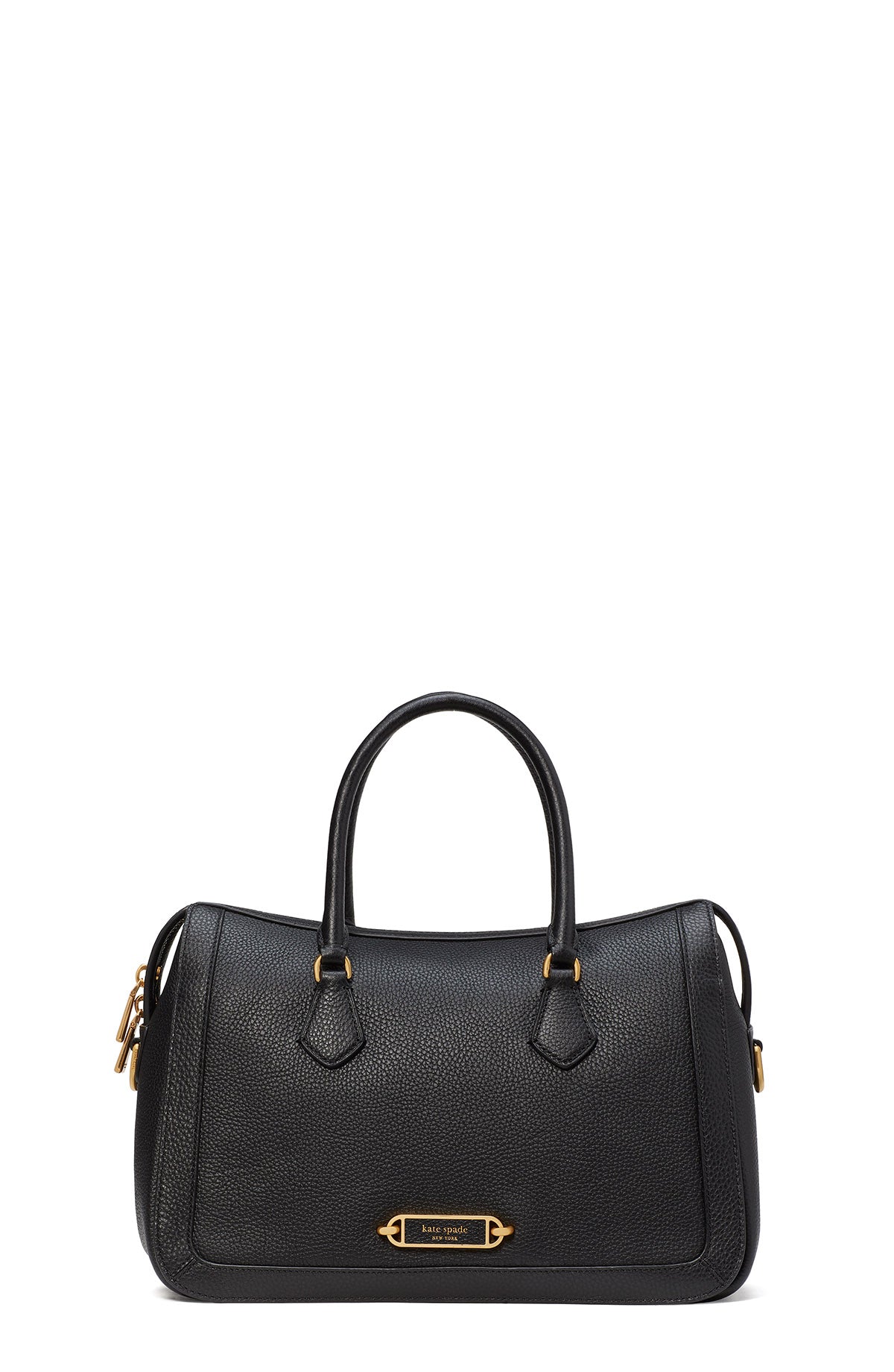 K9914-gramercy medium satchel-Black