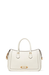 K9914-gramercy medium satchel-Halo White