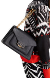 K9916-gramercy medium convertible shoulder bag-Black