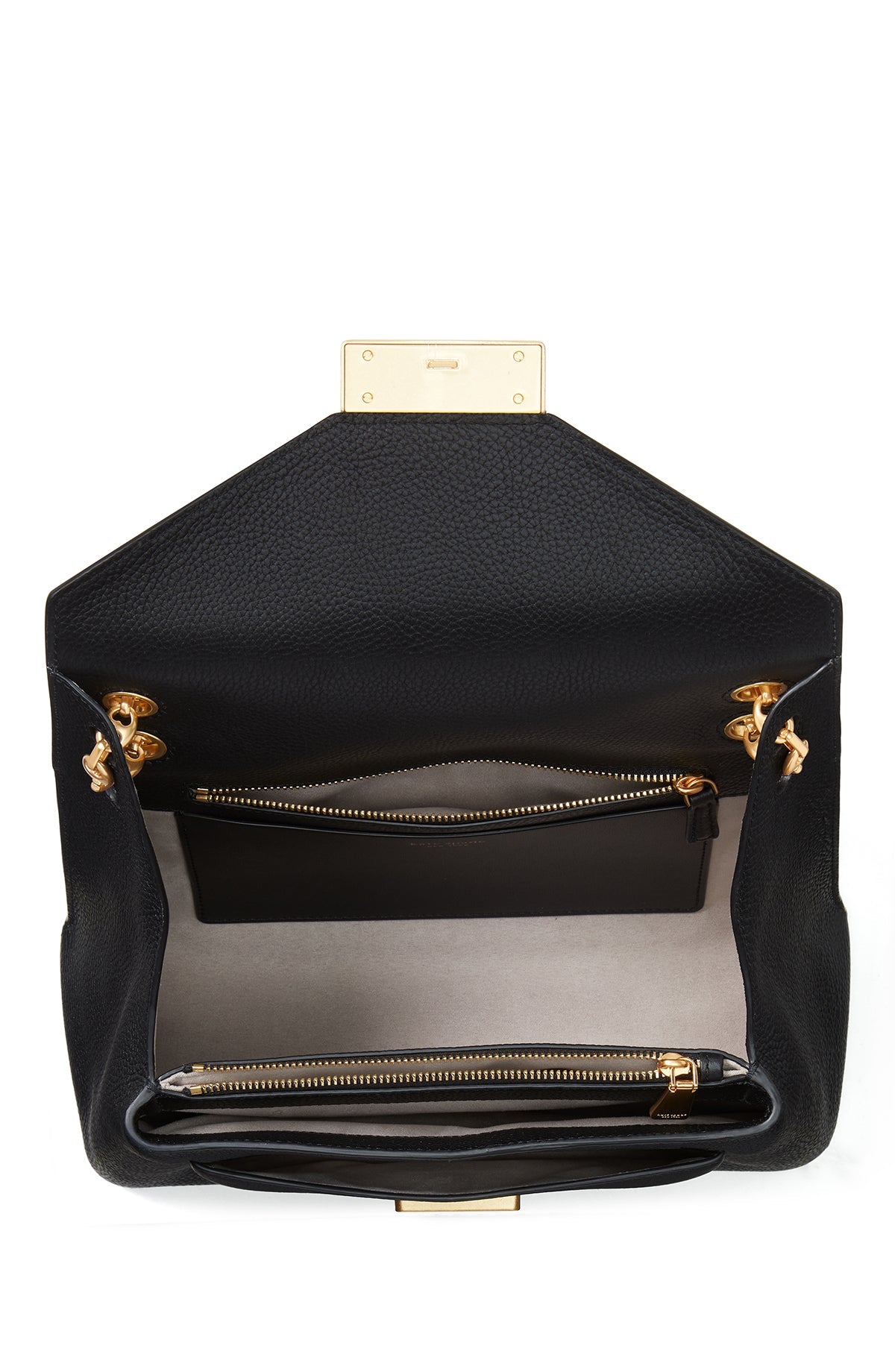 K9916-gramercy medium convertible shoulder bag-Black