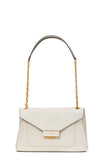 K9916-gramercy medium convertible shoulder bag-Halo White