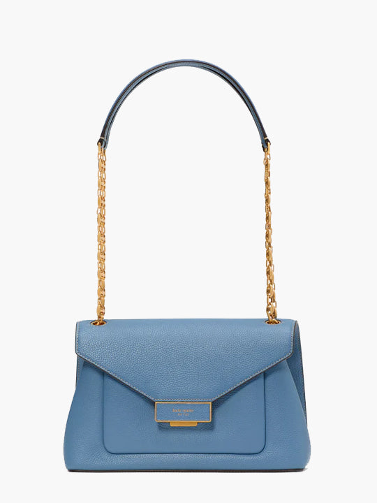 K9916-gramercy medium convertible shoulder bag-Manta Blue