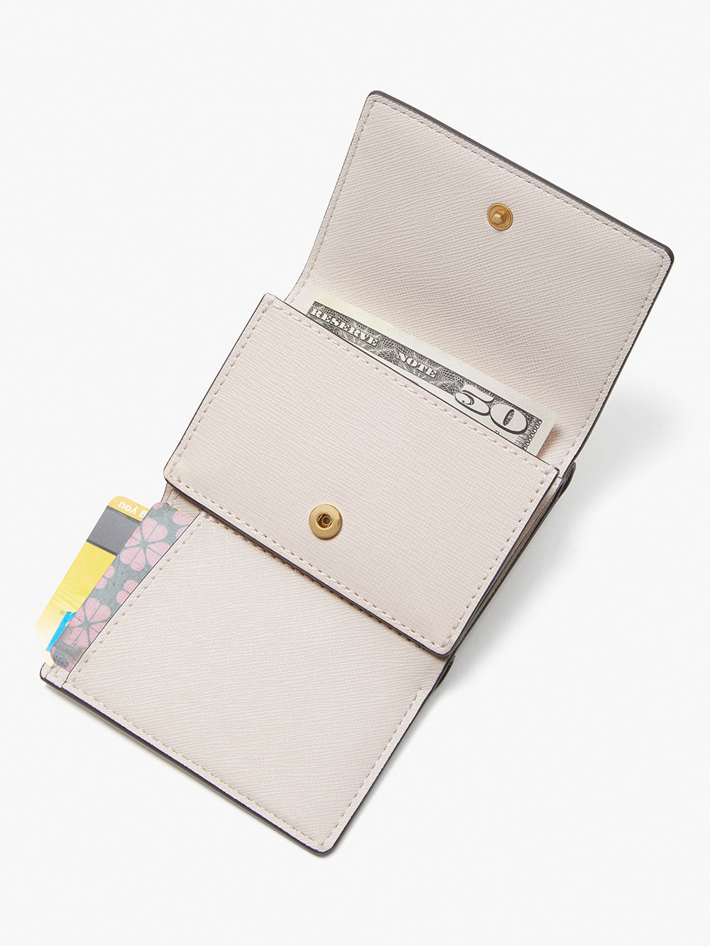 Morgan Colorblocked Mini Trifold Wallet