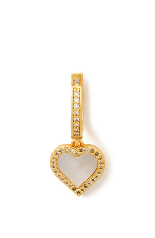 Take Heart Huggie Hoops