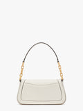 KB127-gramercy small flap shoulder bag-Halo White