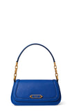 KB127-gramercy small flap shoulder bag-Blueberry