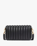 KC931-Dakota Trapunto Small Crossbody-Black