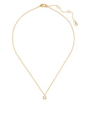 ke031_Set In Stone Mini Pendant_Clear/Gold
