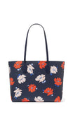 KF799-BKR LG TOTE-Parisian Navy Multi