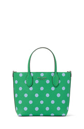 KF803-Bleecker Sunshine Dot Medium Crossbody Tote-Candy Grass Multi