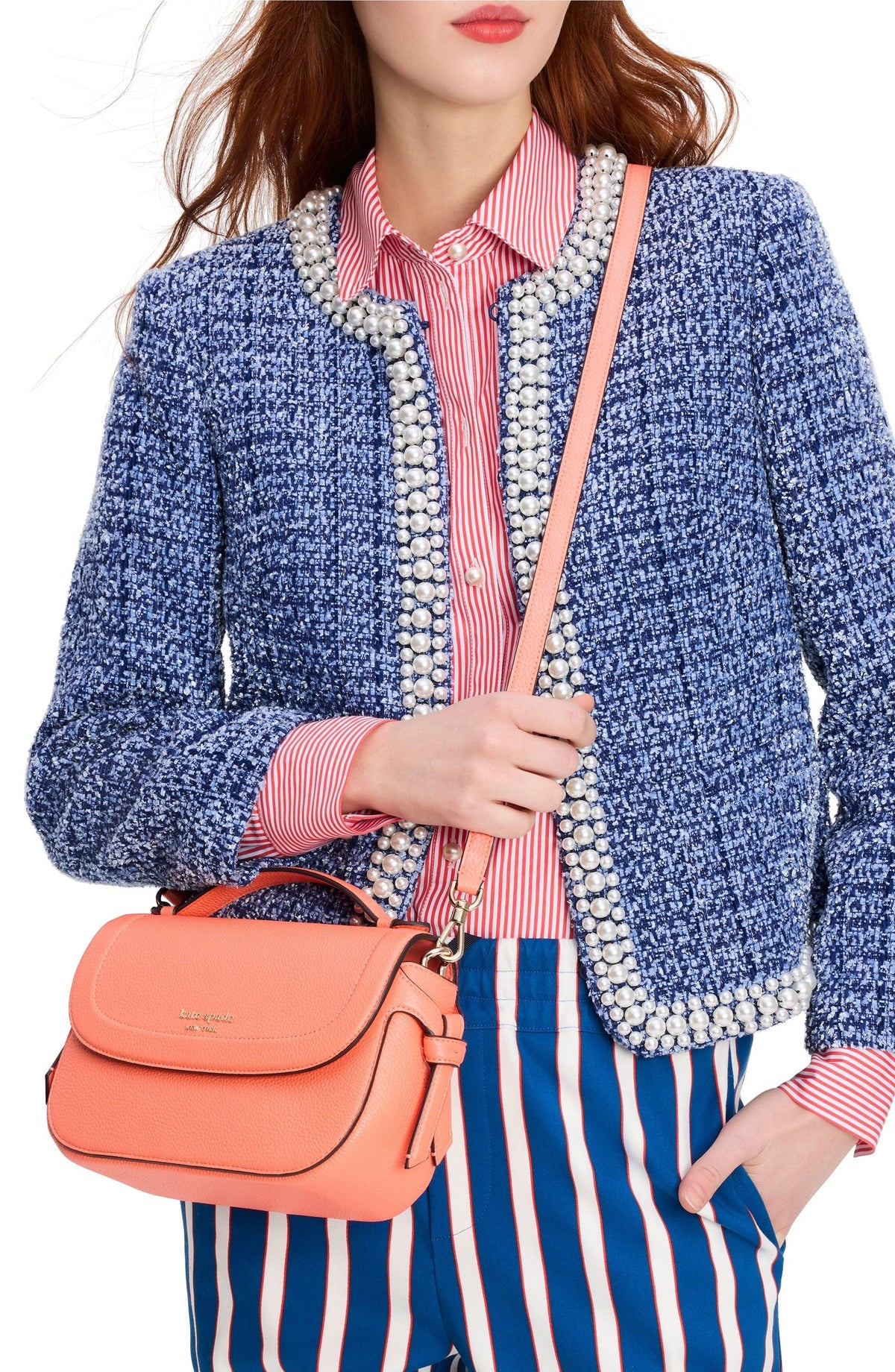 kf833_Knott Top-handle Crossbody_Melon Ball
