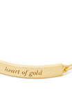 Heart of Gold ID Bracelet