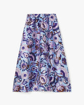Autumn Paisley Midi Skirt