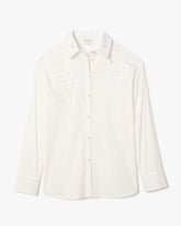 Autumn Paisley Embroidered Shirt