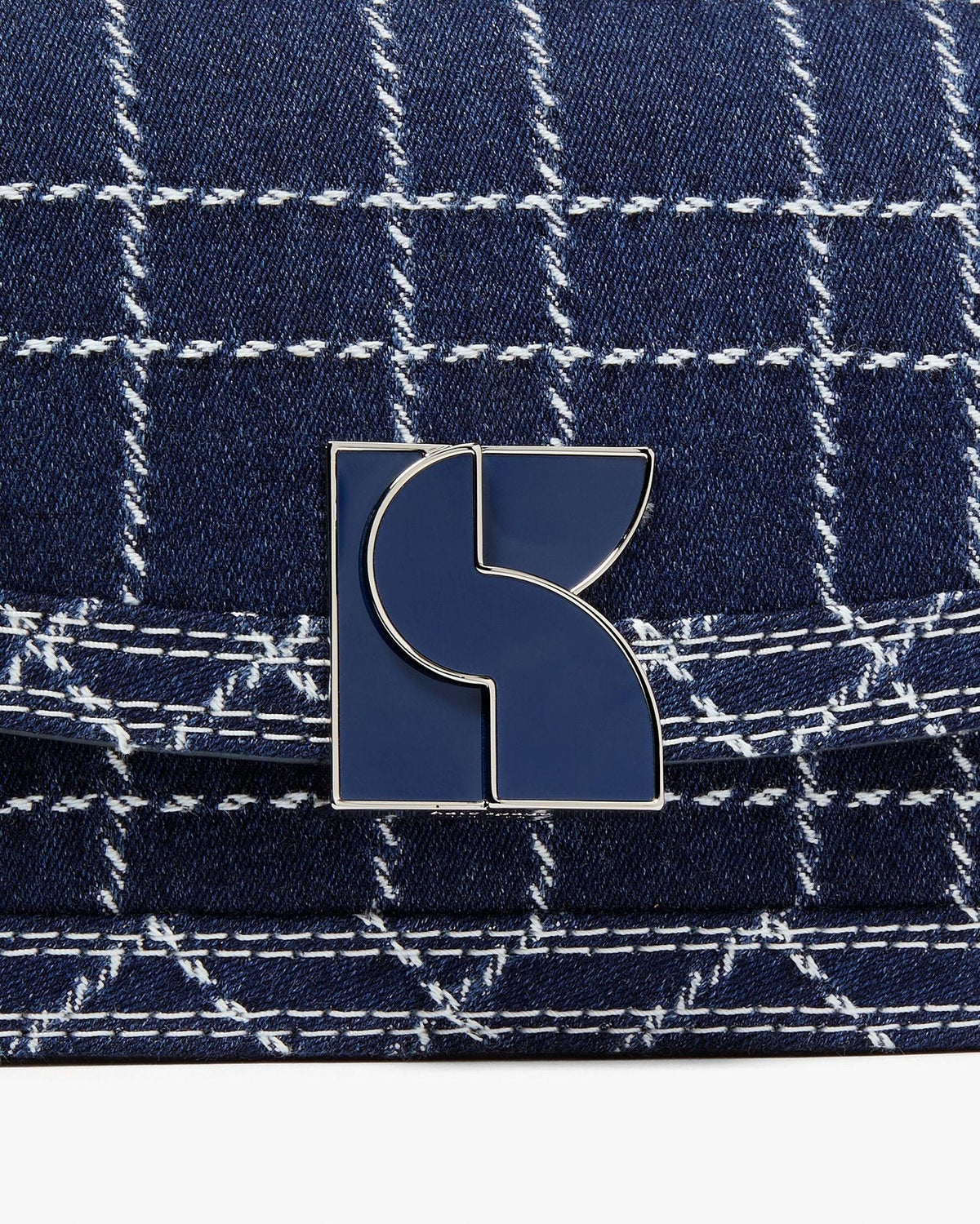 Dakota Denim Check Small Crossbody