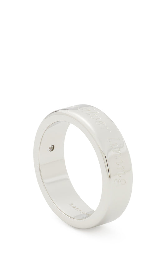 Find The Silver Lining Idiom Ring