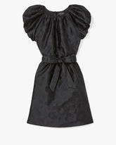 Fall Poppies Taffeta Dress