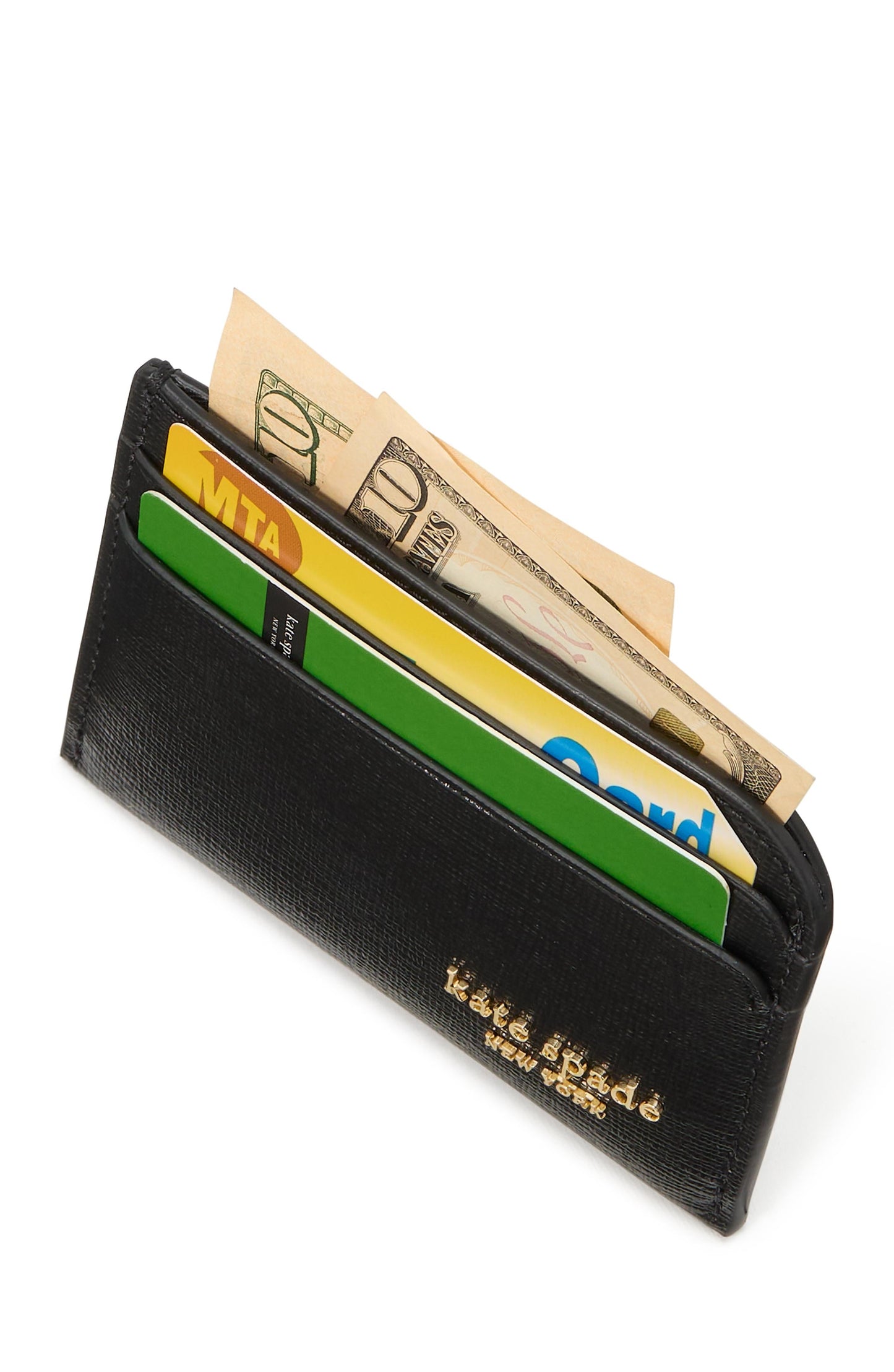 Devin Saffiano Leather Card Holder
