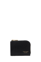 KI674-Devin Zip Card Case-Black