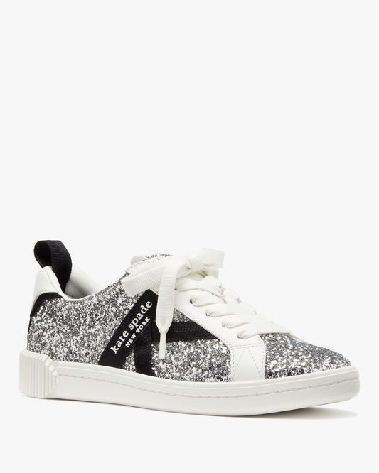 K As In Kate Glitter Court Sneakers