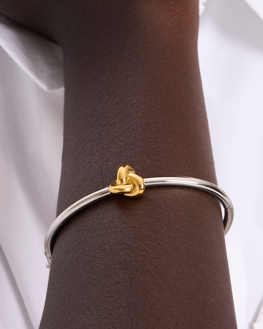 Double Knot Hinged Bangle