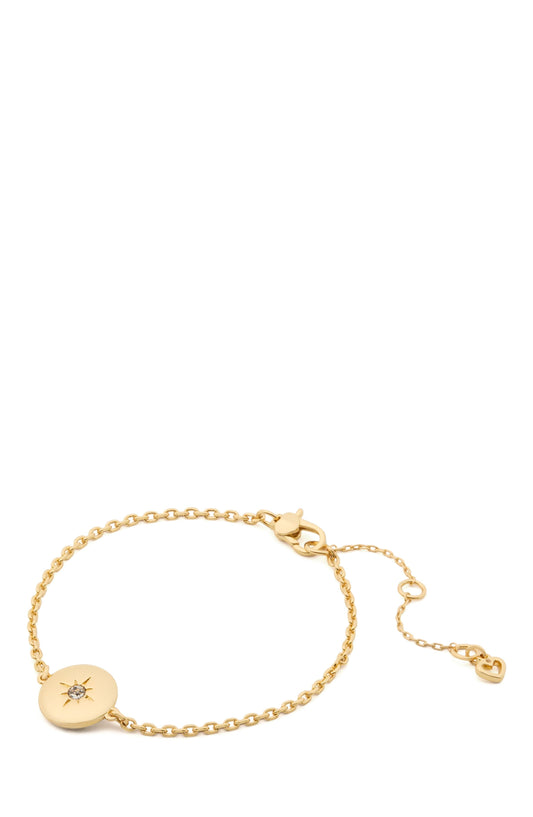 The Color Spark Collection Clear Inspire Medallion Bracelet