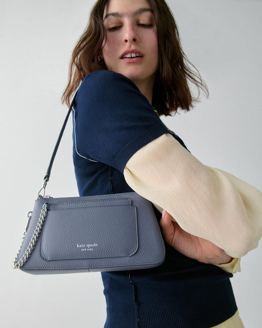 Ava Pebbled Leather 2 In 1 Pochette